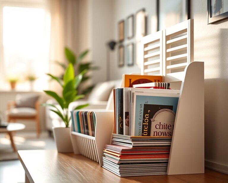 Shutter Magazine Rack